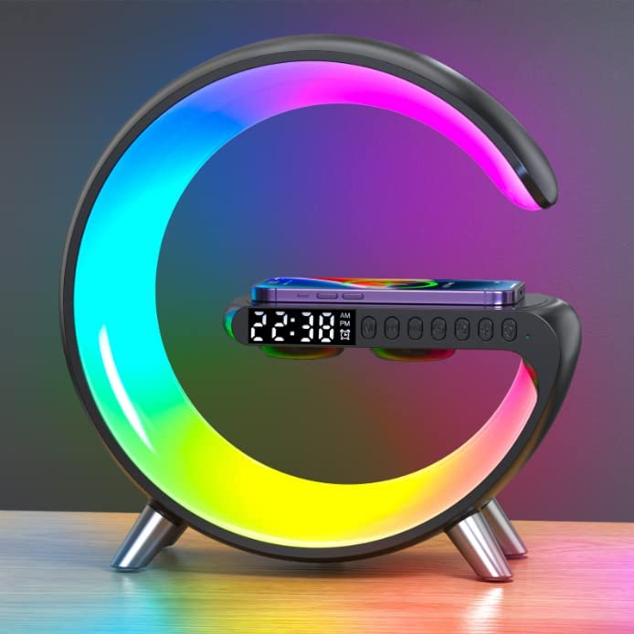 RGB LED Table Lamp with Fast Wireless Charger