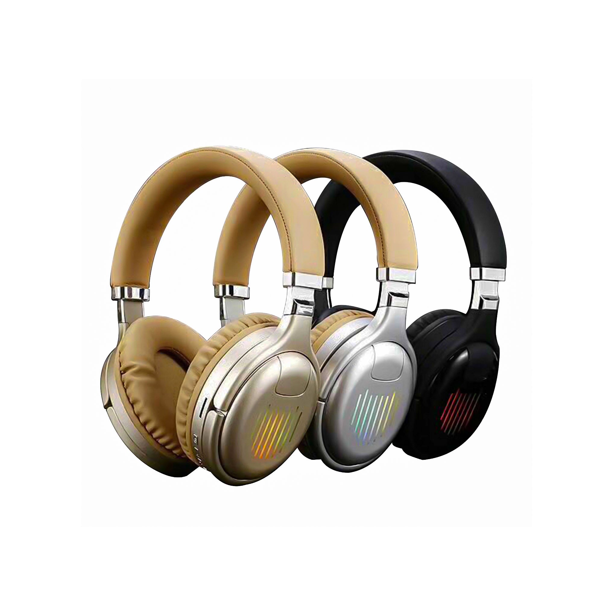 Ultra realistic boosted sound quality foldable bluetooth headphone