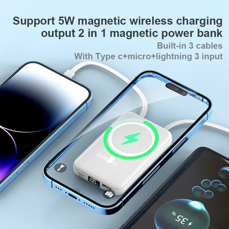 Magnetic Wireless Phone Charger 10000mAh - NC