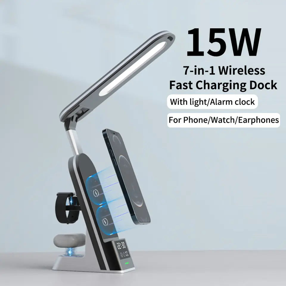 7 in 1 Dual Coil Max Wireless Charger 15W  -- (NC)