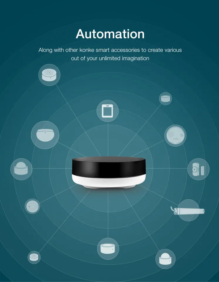 Zigbee system smart hotel solution API access OEM KONKE Smart home automation kit (NC)