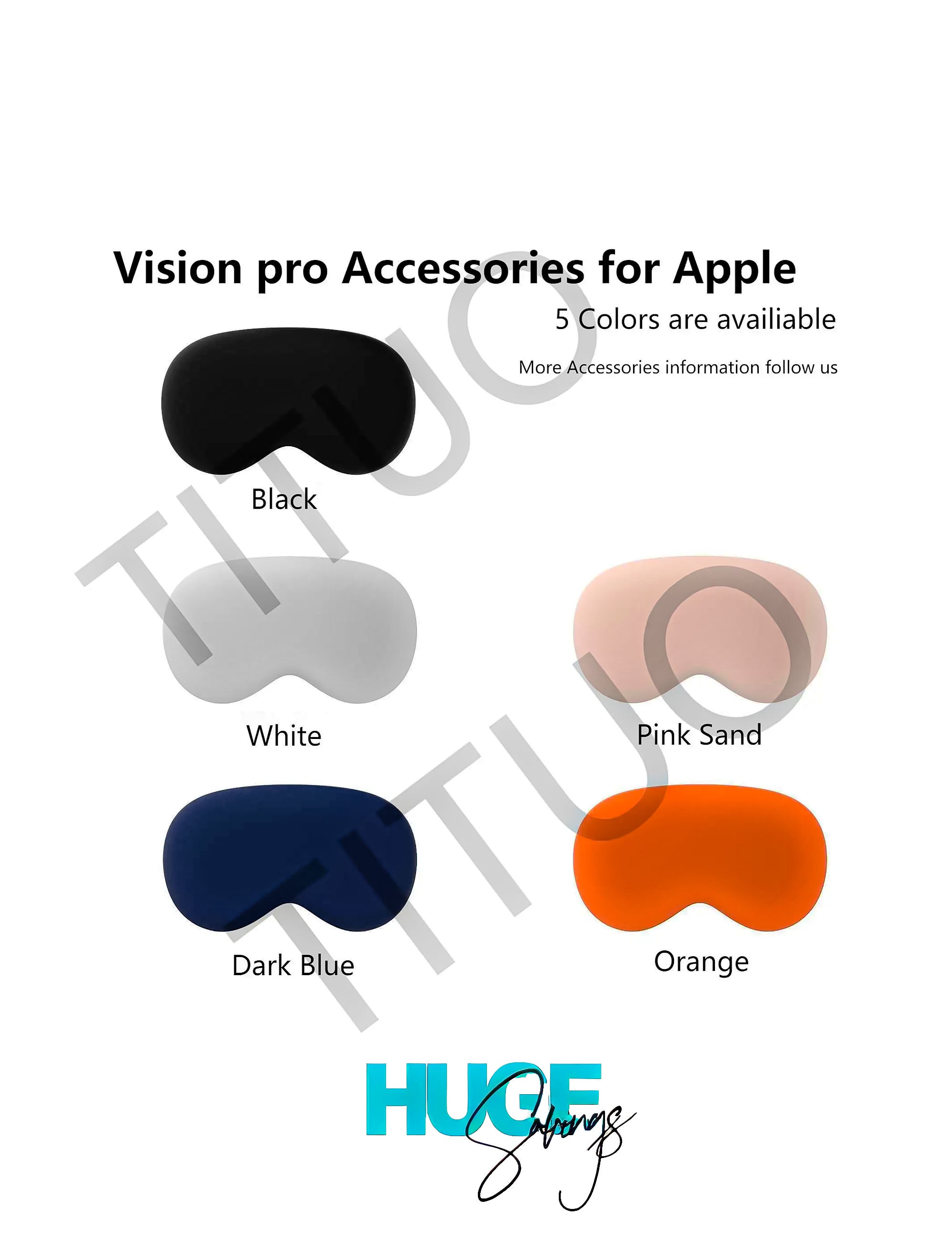 apple vision pro Silicone Accessories case 3D glasses Protection.