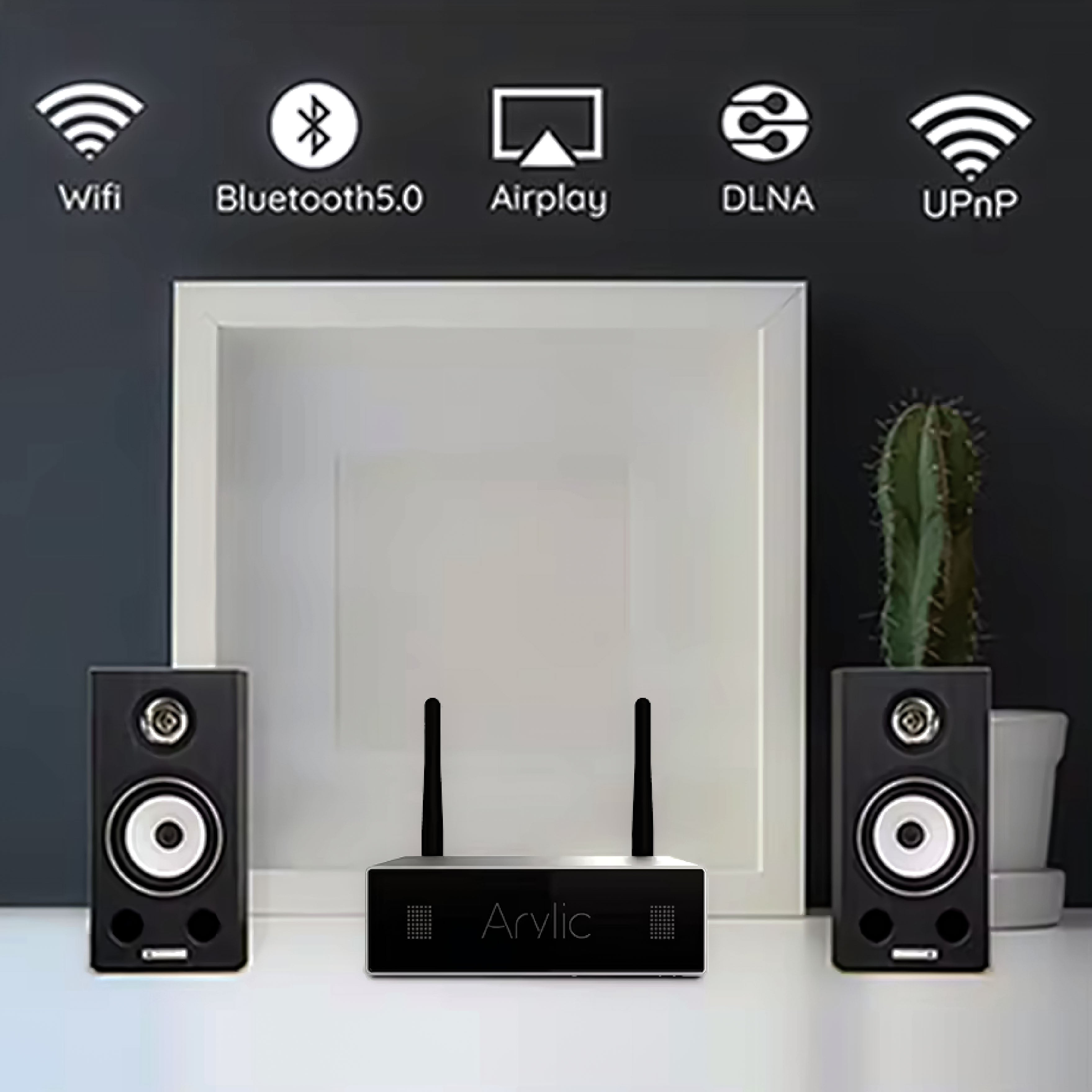 Multiroom smart home audio preamplificador device.