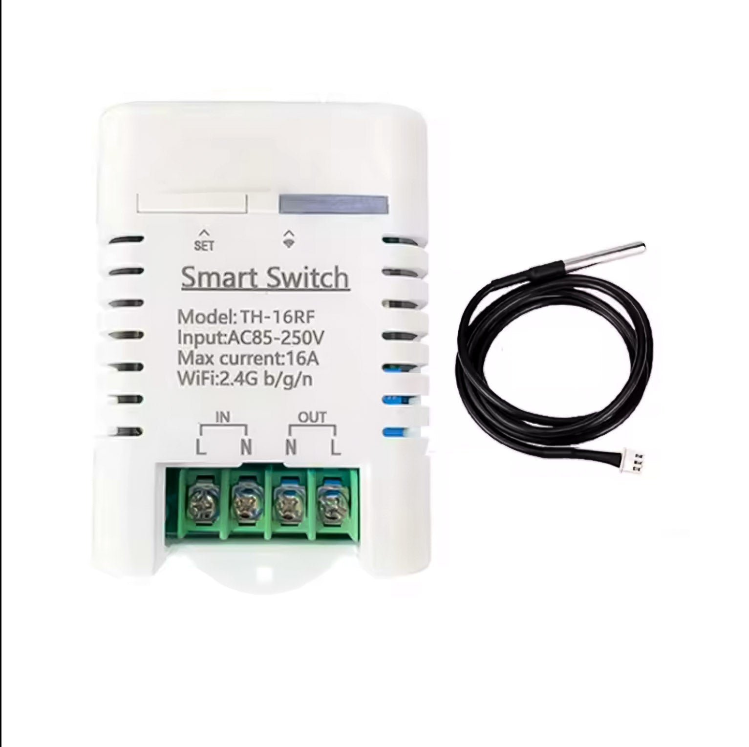 Smart Temperature Switch with Detector Voice Control WiFi Module.