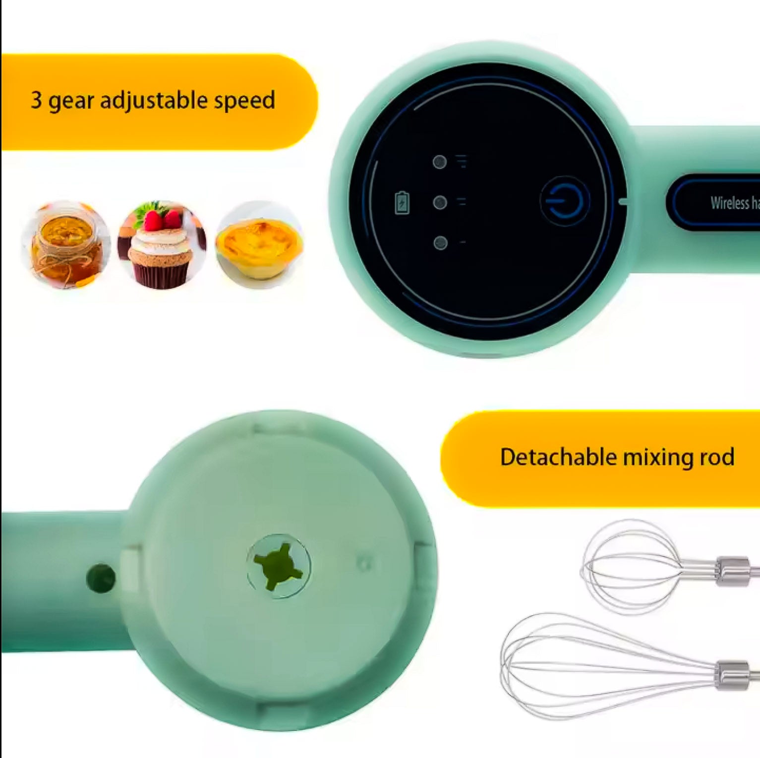 Smart portable gadgets egg beater whisk.