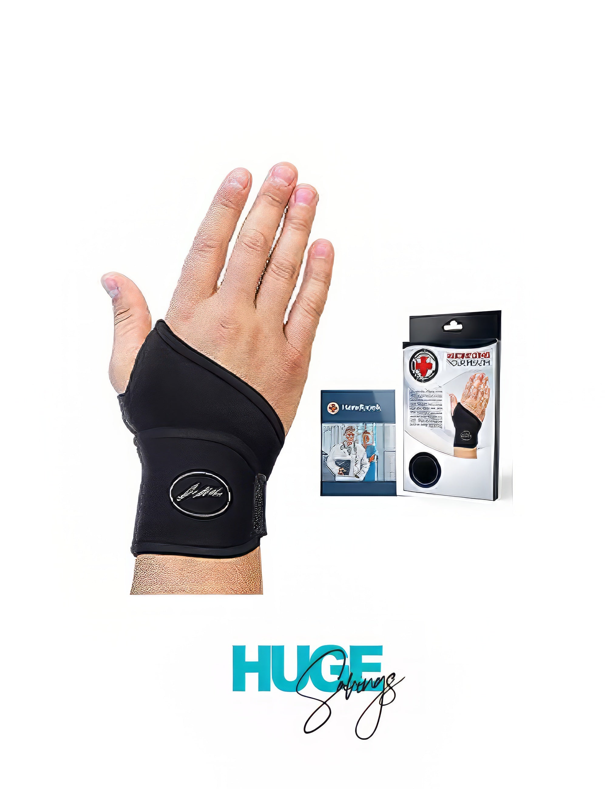 Doctor Developed Premium Copper Lined Wrist Support Relieve Wrist Injuries, Arthritis, Sprains