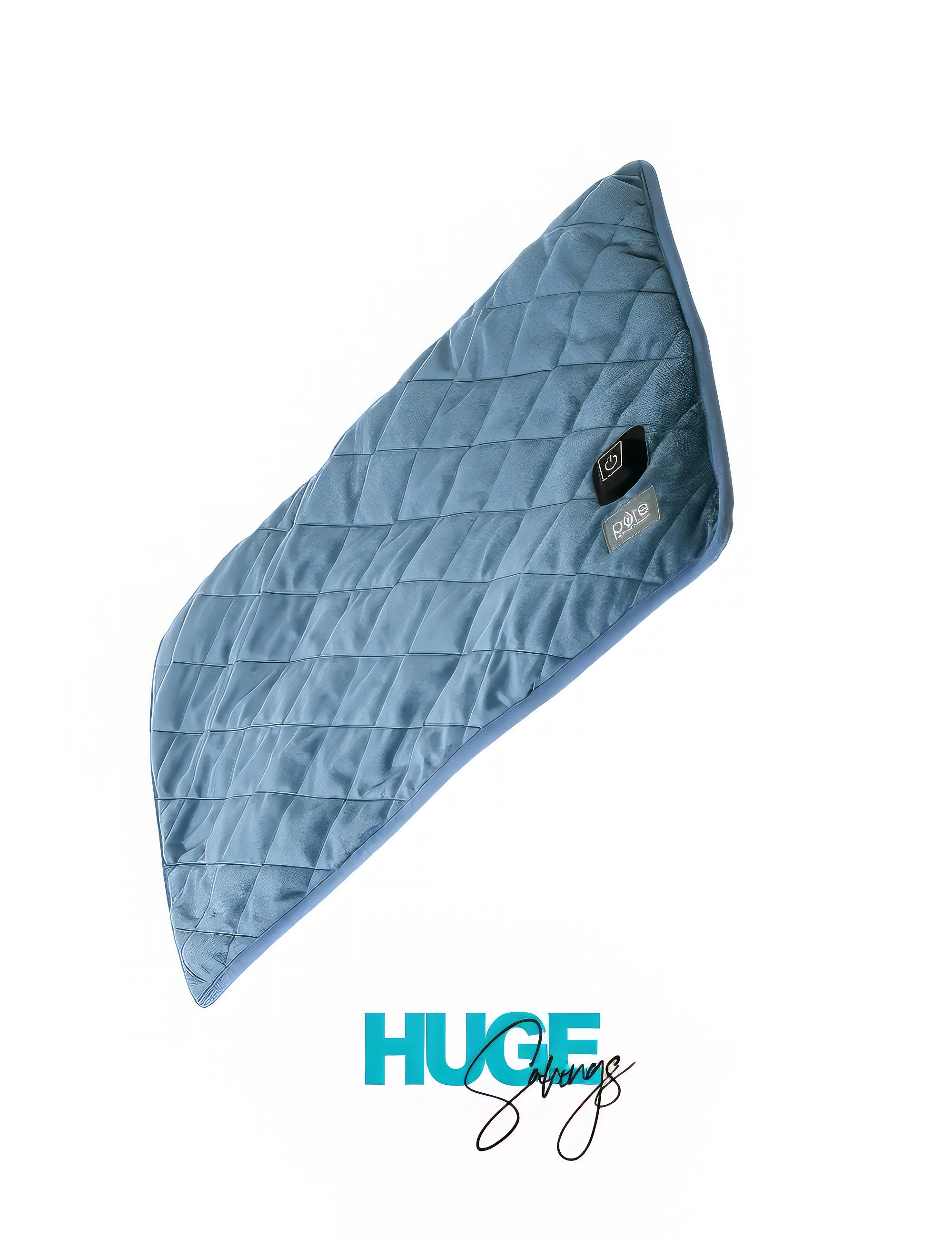 Pure Enrichment® WeightedWarmth™ - 2-in-1 Weighted Lap Pad with Warmer (20” x 12”) 2 lbs, 3 Warmth Settings.