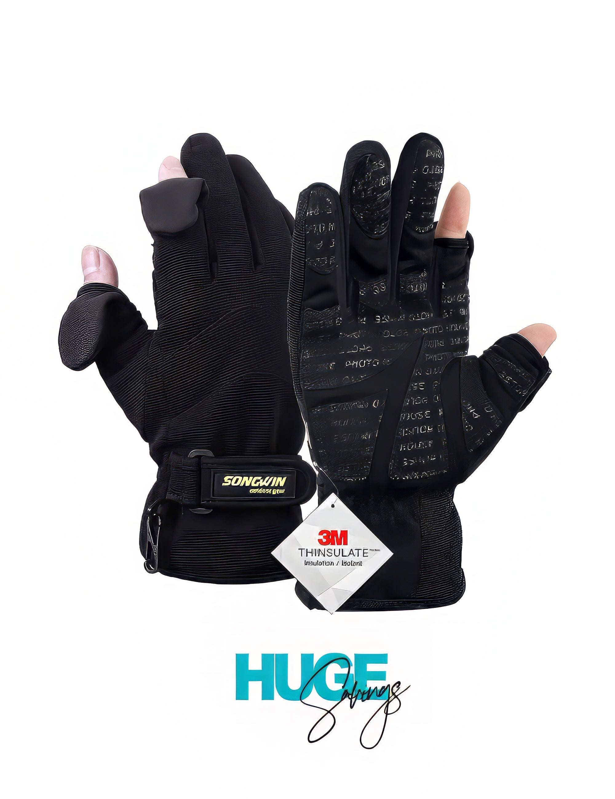 Waterproof Winter Gloves,Ski Gloves For Men And Women,Fishing,Photographing.
