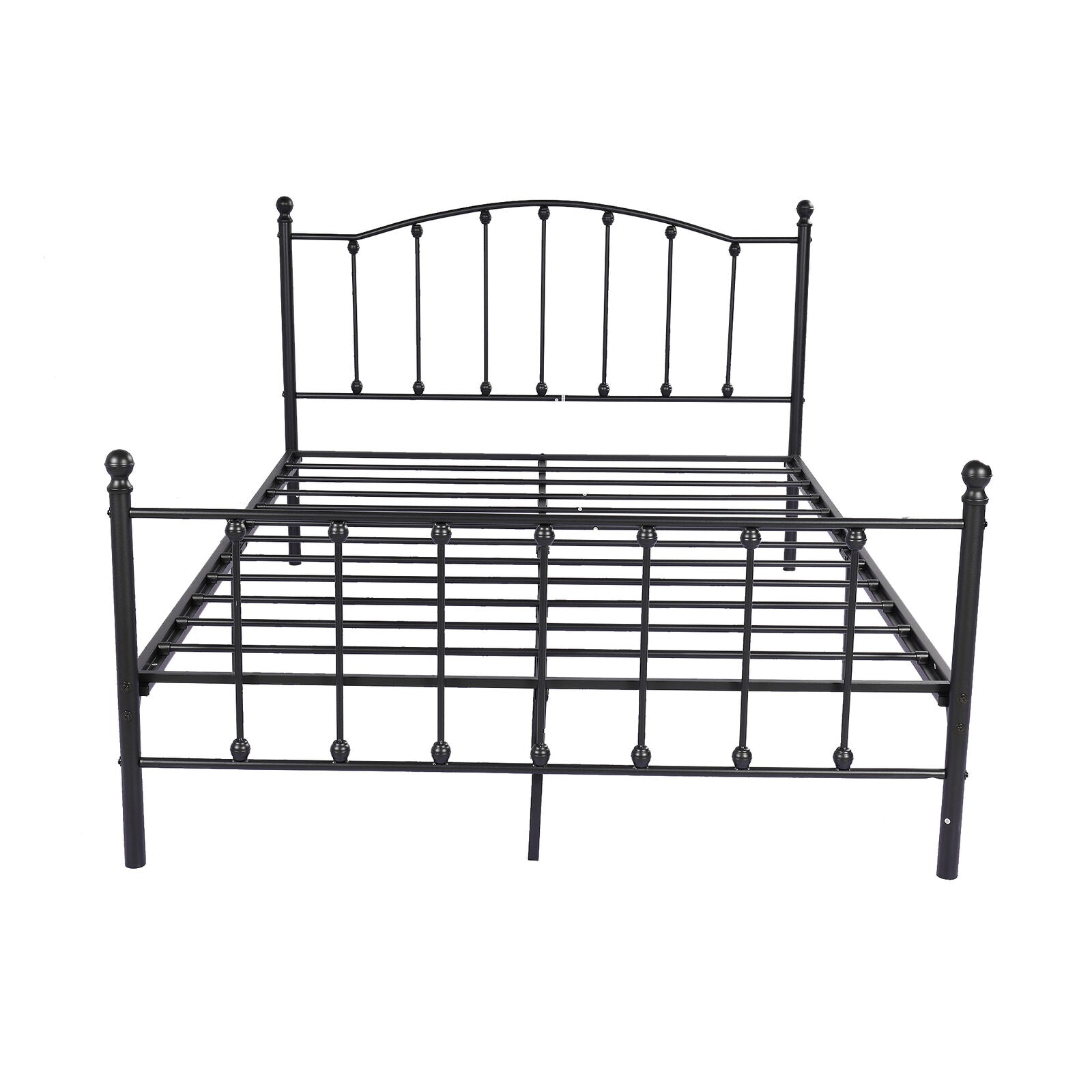Bed Frame Queen Size & Crystli 10 Inch Responsive Memory Foam