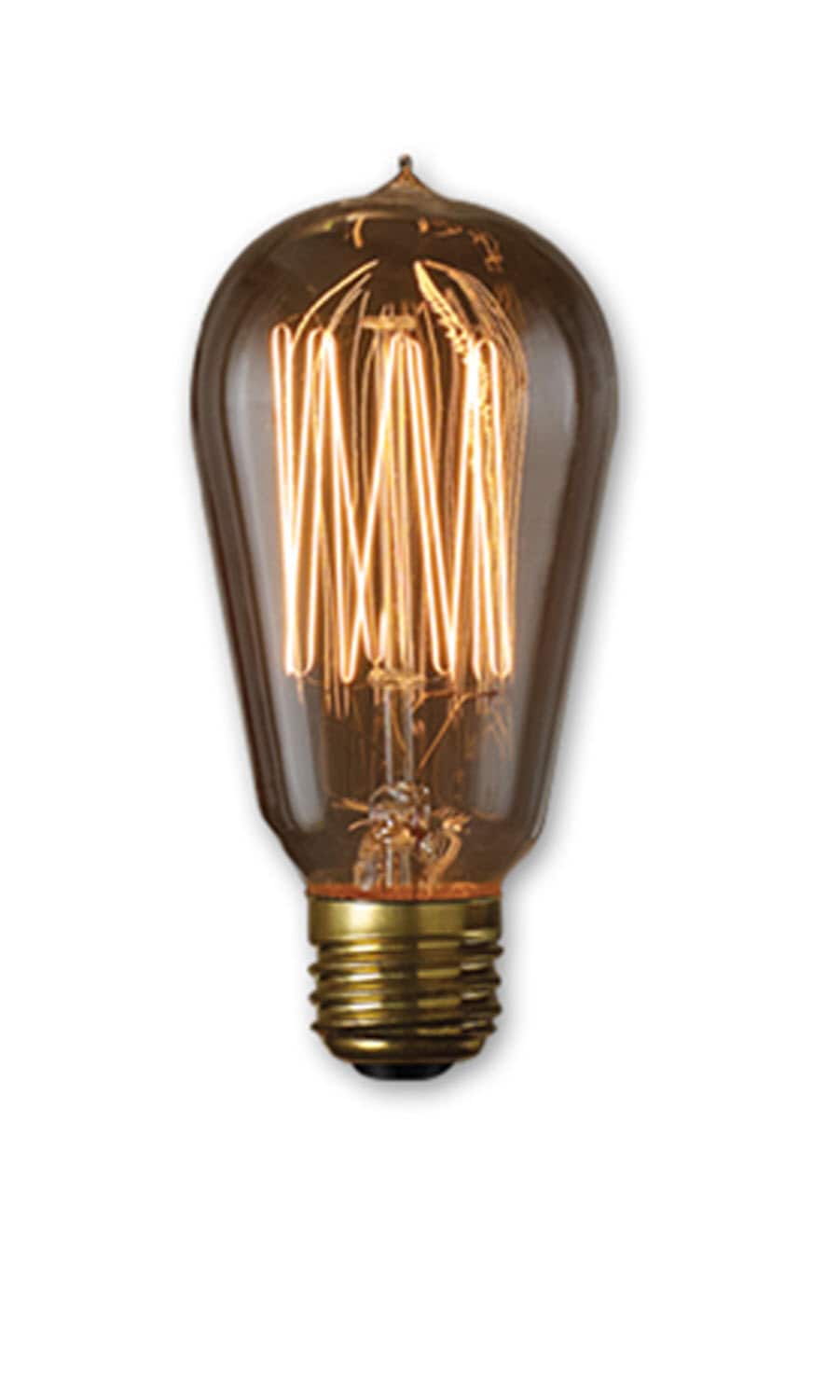 Asgens 4 Pack Vintage Incandescent energy saving bulb. 40W/110v   (NC)