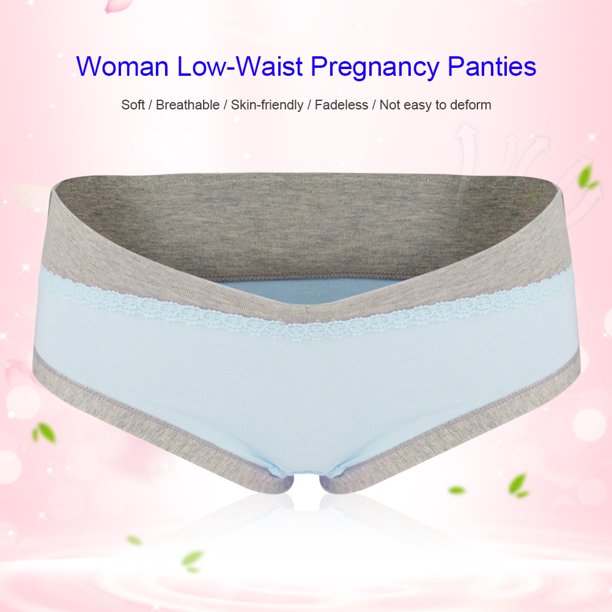 4 pack - Mgaxyff Pregnancy Panties, Soft Breathable Cotton Pregnancy Maternity Underwear (size XL) - e4cents