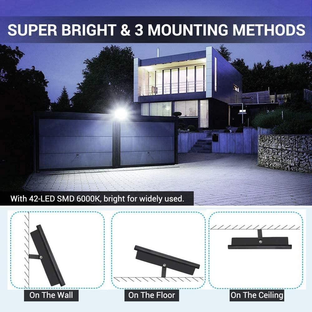 Security Lights with Motion Sensor.