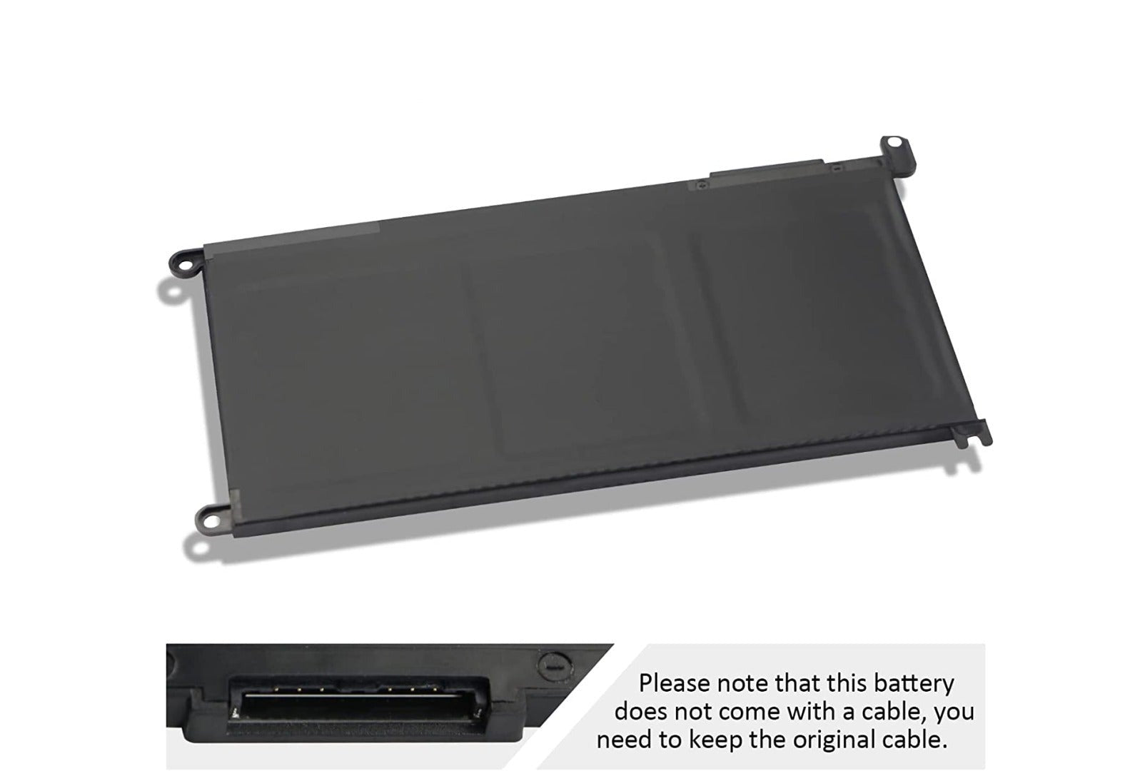 New 42Wh WDX0R WDXOR Battery for Dell Inspiron Latitude 3480 3580 3189 3379 11.4V 3Cell.