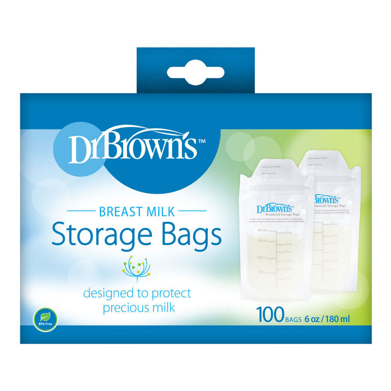 FREE - Dr. Brown's Breastmilk Storage Bags  - 100 BAGS