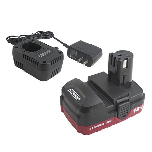 Tool Shop™ 18-Volt Lithium-Ion 1.5Ah Battery & Charger