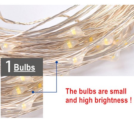 Braveheart 2/3/4/5/10m Copper Wire LED Lights String Batteries Case Decorative Lights - e4cents
