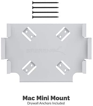 Sabrent Mac Mini VESA Mount/Wall Mount/Under Desk Mount (BK-MACM.) - e4cents