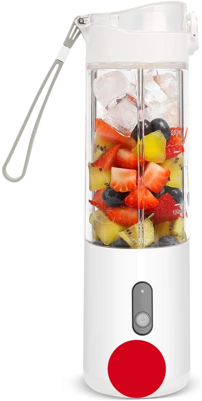 Portable Blender Personal Shakes and Smoothies Single Serve for Making Juice 24000mAh(white) - e4cents