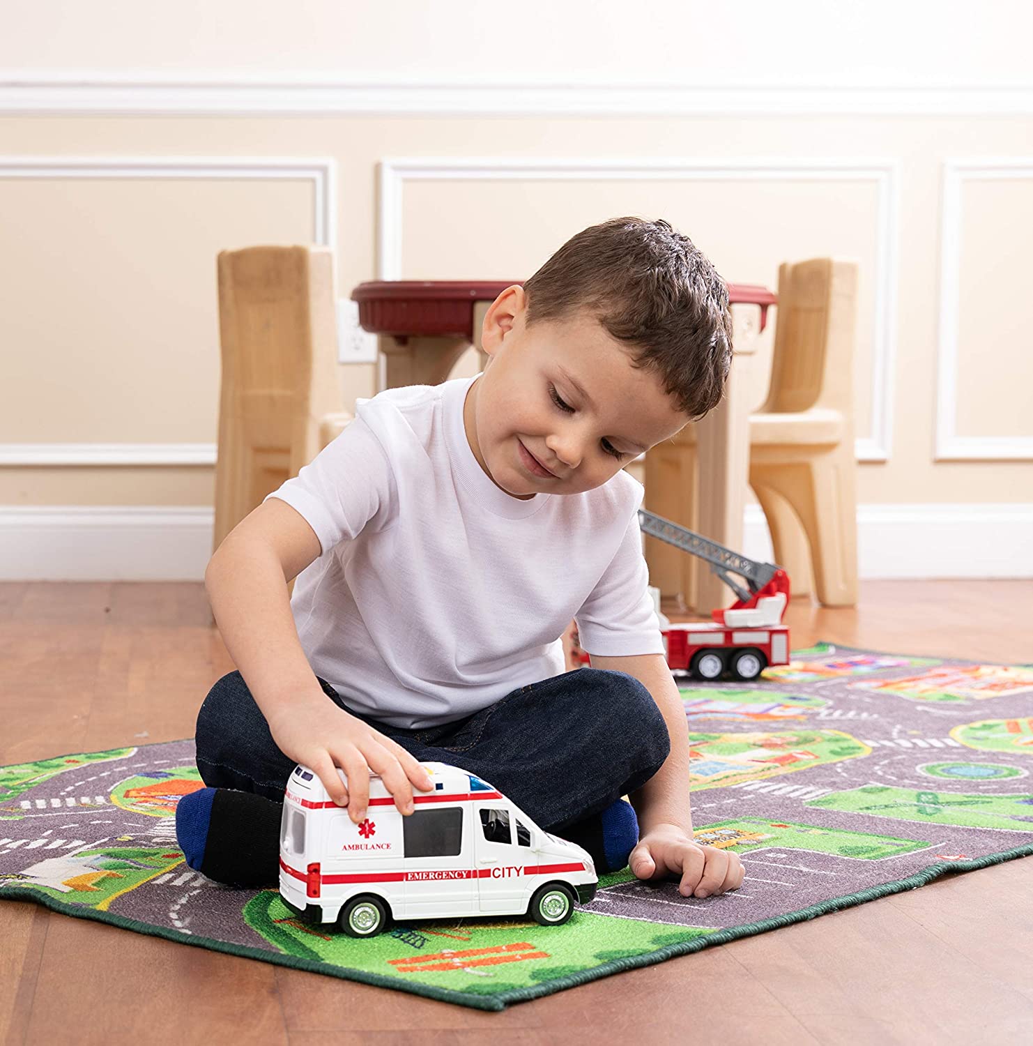 FREE -  Ambulance Toy Car Toy for Kids 6+