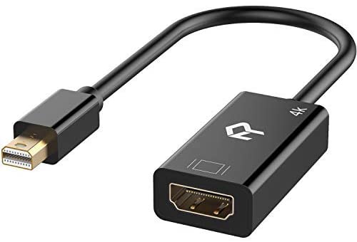 Rankie Mini DisplayPort (Mini DP) (Thunderbolt) to HDMI Adapter, 4K Ready, Black - e4cents