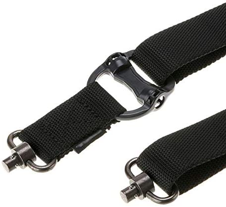 Glopole Military Tactical Safety Two Points Outdoor Belt QD, Black, Size Medium - e4cents