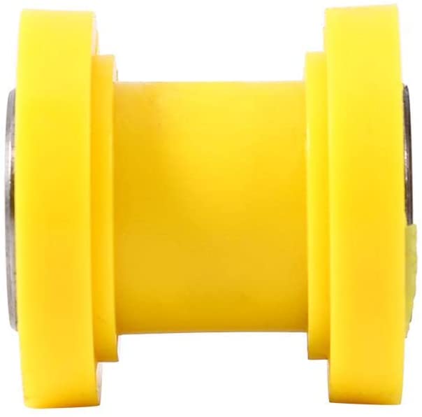 10mm Hole Chain Roller Pulley Slider Tensioner Wheel Guide Yellow for Motorcycle. - e4cents