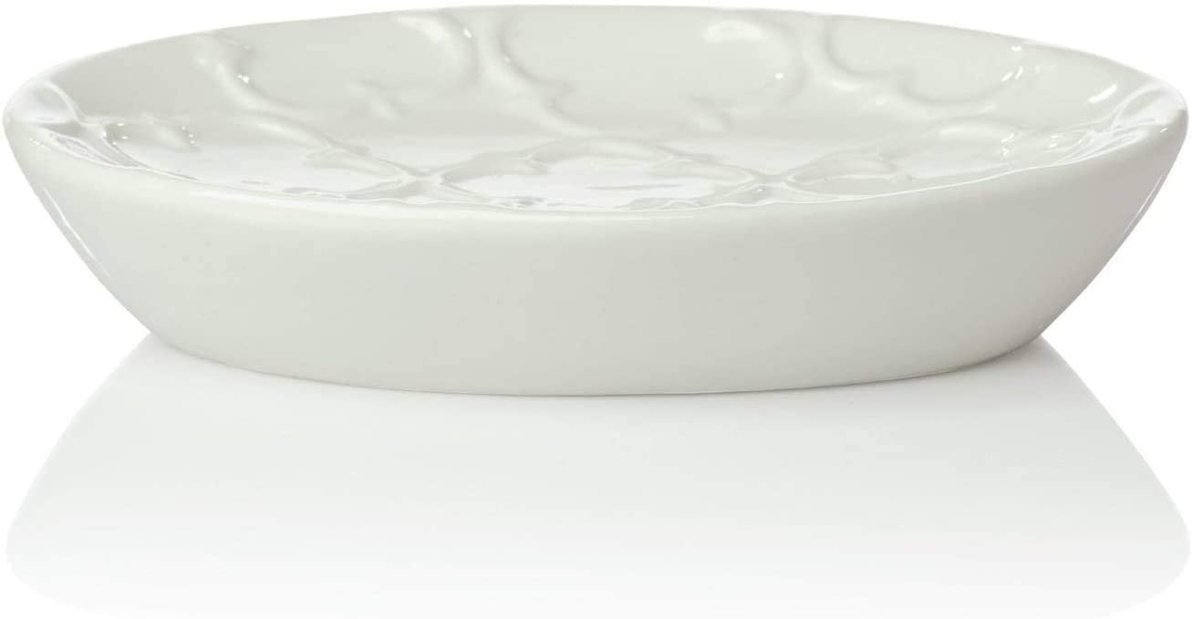 Designer 4-Piece Ceramic Bath Accessory Set - e4cents