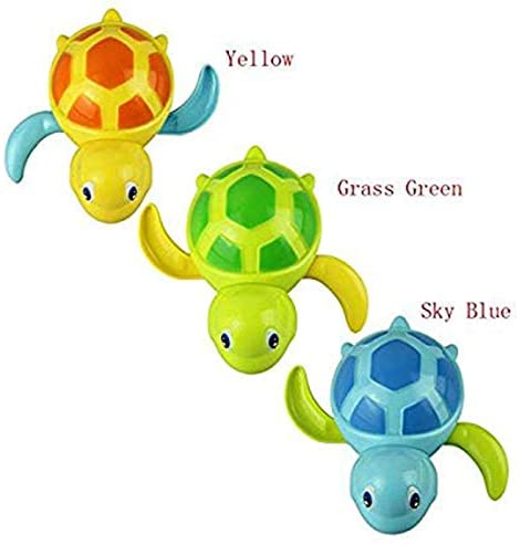 WOVELOT Baby Bathing Bath Swimming Tub Pool Toy Cute Wind Up Turtle Animal Bath Toys Set for Kids - e4cents