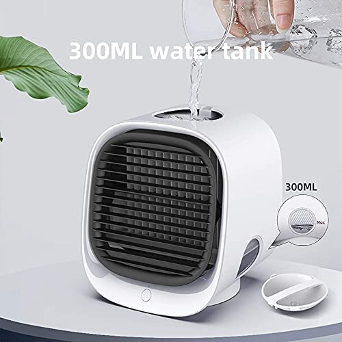 Portable Air Cooler Personal Air Conditioner (White).