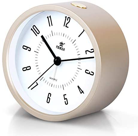 Laigoo Analog Alarm Clock Non-Ticking. - e4cents