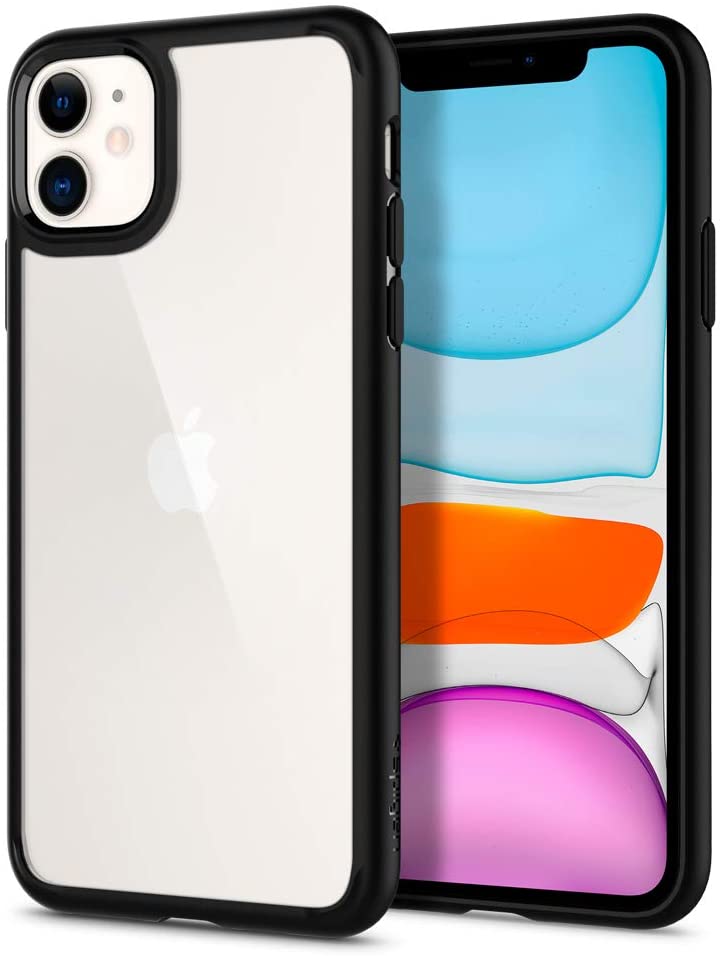 Spigen Ultra Hybrid Works with Apple iPhone 11 Pro Case (2020) - Matte Black - e4cents