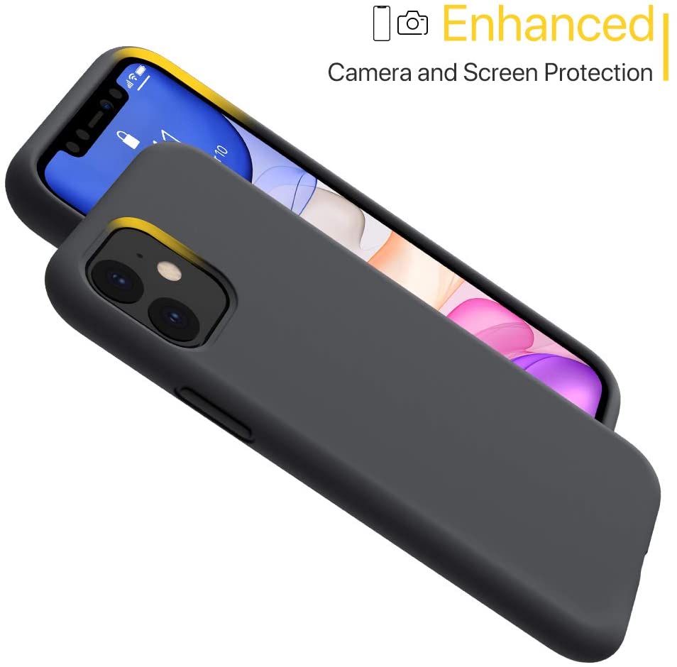 Jetech Silicone Case Compatible with iPhone 11 6.1 inch(2019) - Black - e4cents