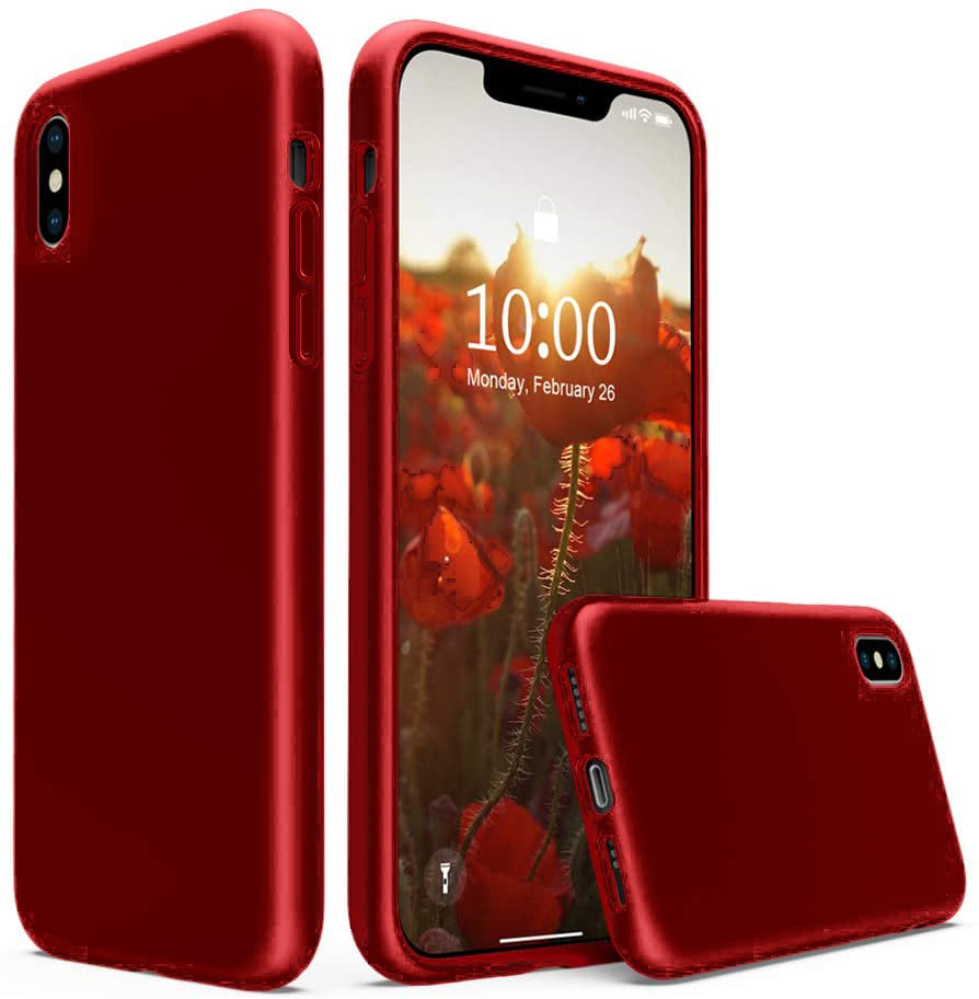 Apple Silicone Case (for iPhone XS Max) - various colours - e4cents
