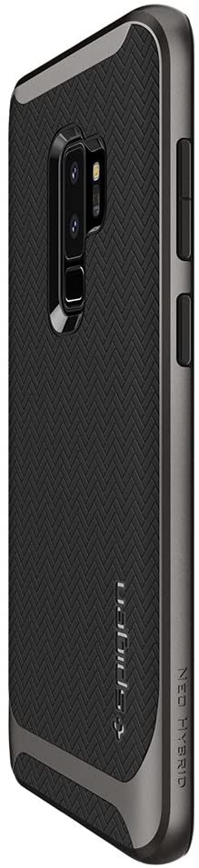 Spigen Neo Hybrid Works with Samsung Galaxy S9 Plus Case (2018) - Gunmetal - e4cents