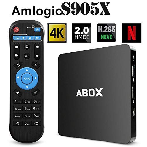 ABOX Pro Android 6.0 TV Box with Newest RF Remote Control and Truly 4K/60FPS Playing   (LNC)