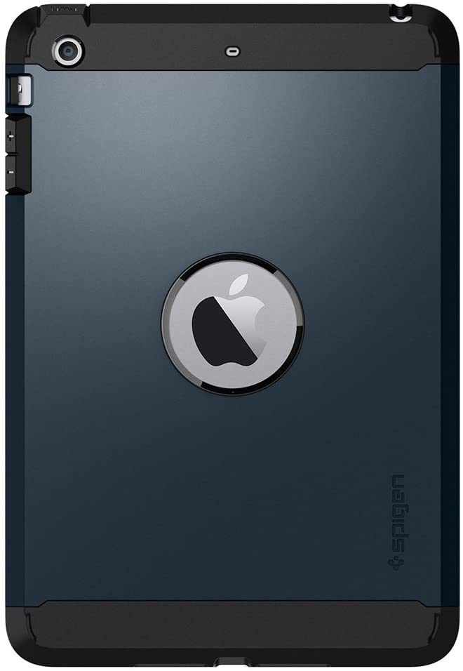 Spigen Tough Armor Designed for iPad Mini 3 Case Cover (2014) / iPad Mini 2 (2013) - Metal Slate - e4cents
