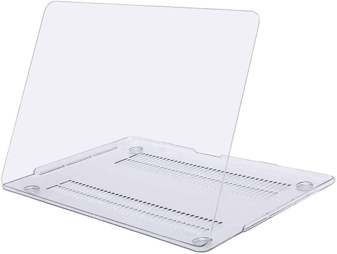 MacBook Pro 13 inch Case ( 2012-2015 Release), Protective Plastic Hard Shell Case & Keyboard Cover & Screen Protector, Crystal Clear - e4cents