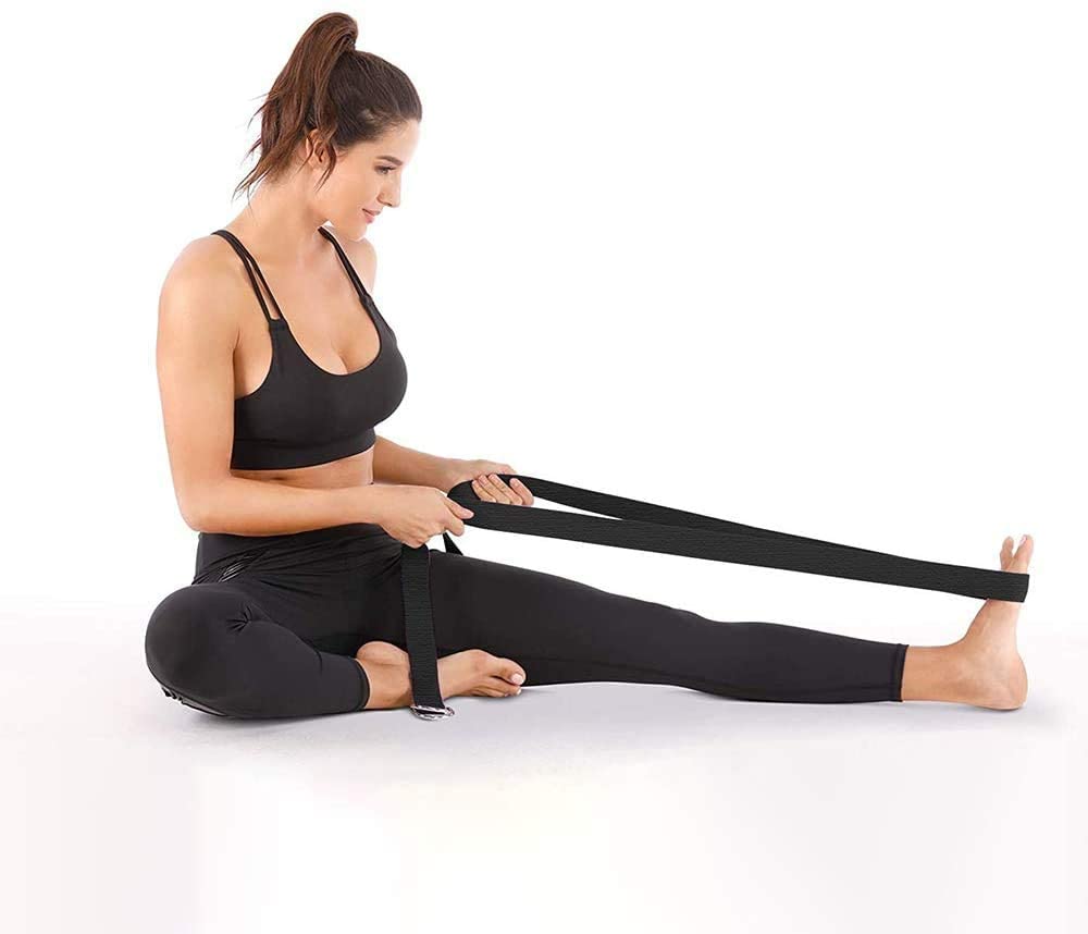Yoga Strap with Adjustable D-Ring Buckle - e4cents