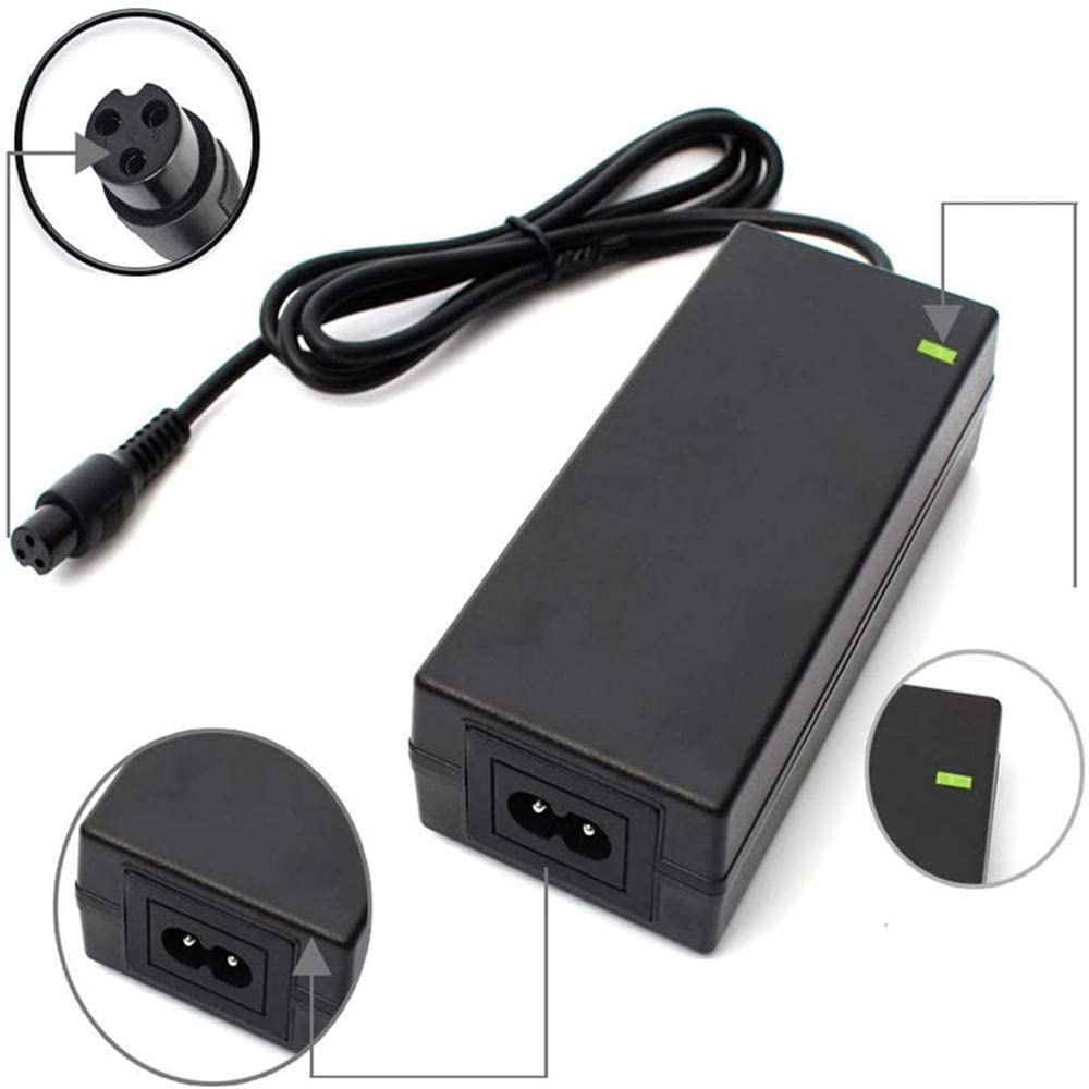 42V 2A Battery Charger 3-Prong Inline Connector Power Supply for Pocket Mod. - e4cents