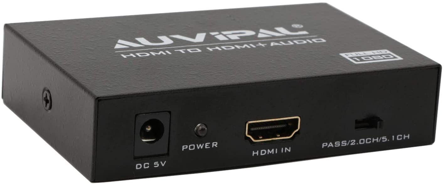 AuviPal 1080P HDMI Audio Extractor, HDMI to HDMI with Audio . - e4cents