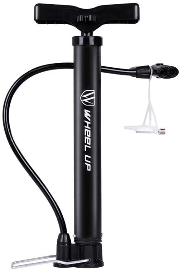 Portable Bike Floor Pump Automatically Reversible Presta & Schrader Valves Mini Bicycle Air Pump 120PSI with Multifunction Ball Needle - e4cents