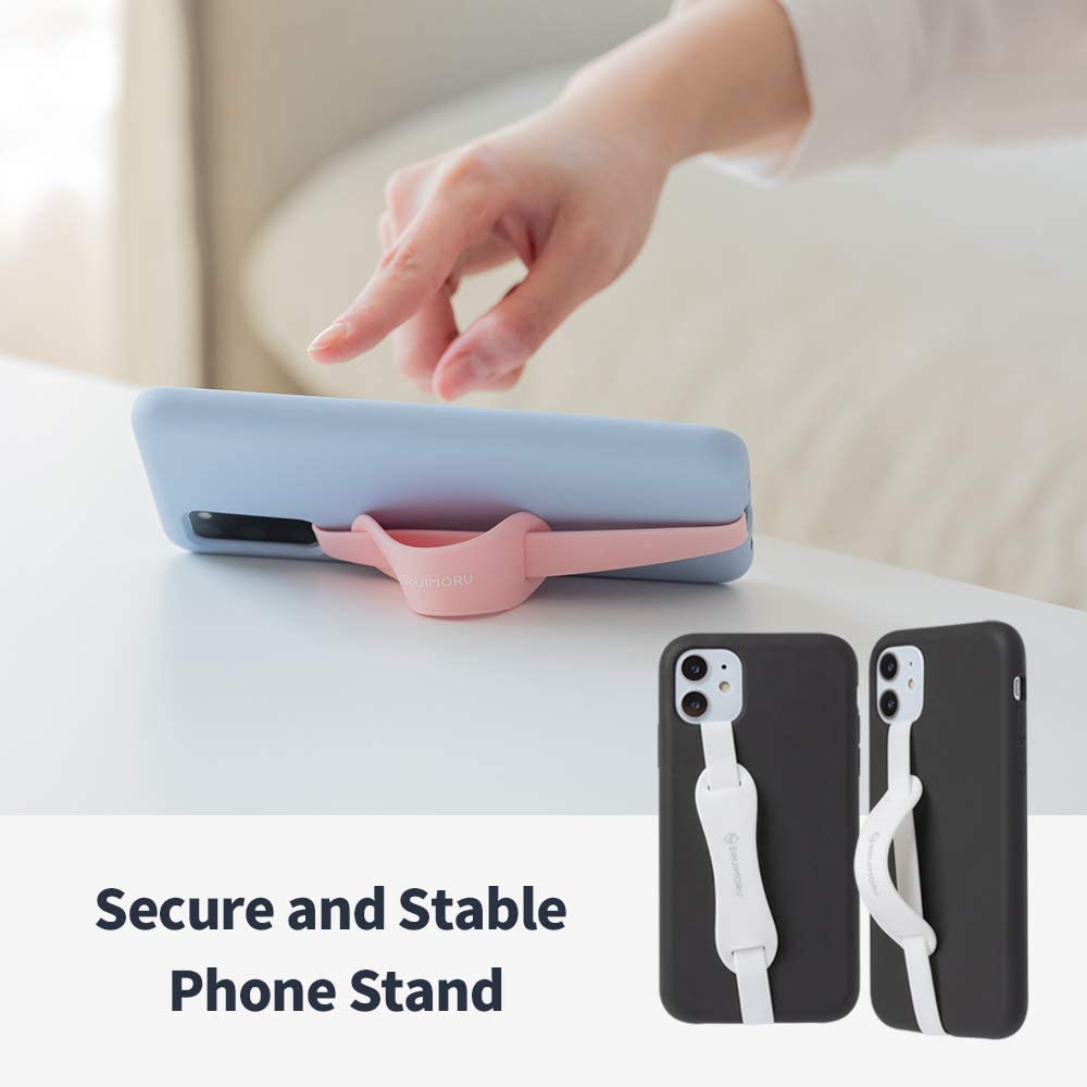 Sinjimoru Universal Silicone Phone Grip Holder, as Cell Phone Stand - e4cents