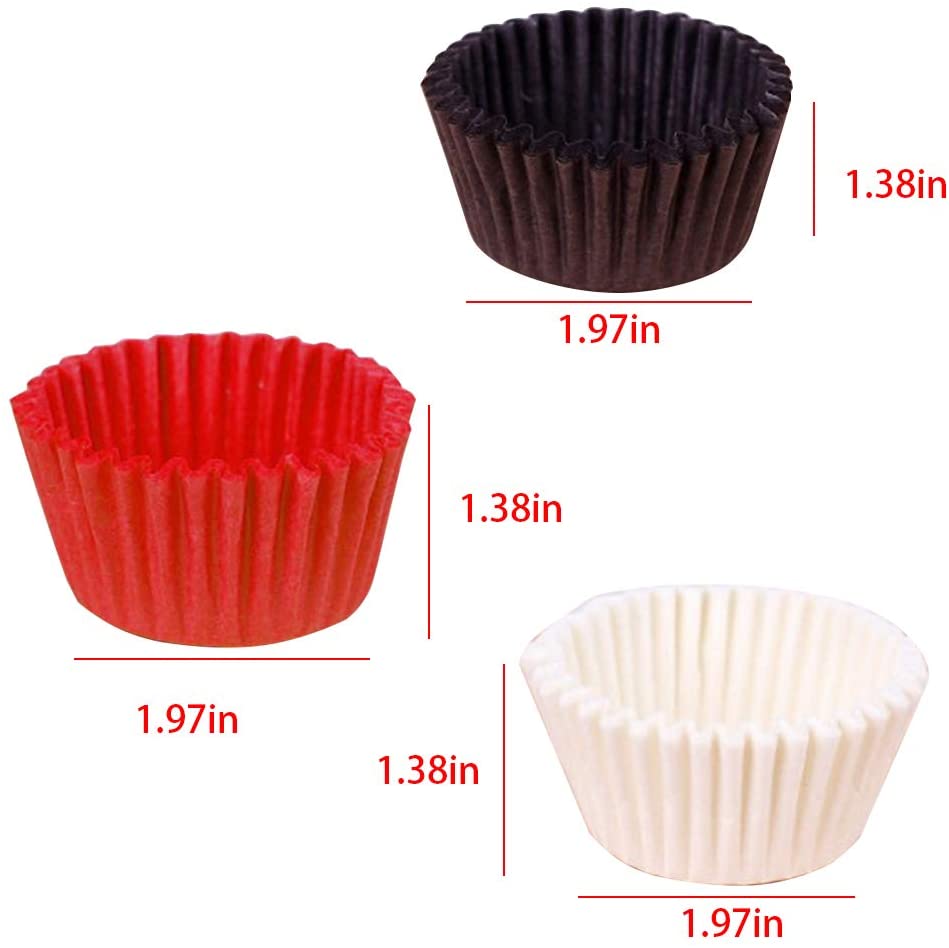 Baking Cups Cupcake Liners Odorless Paper Foil Baking Cups - e4cents