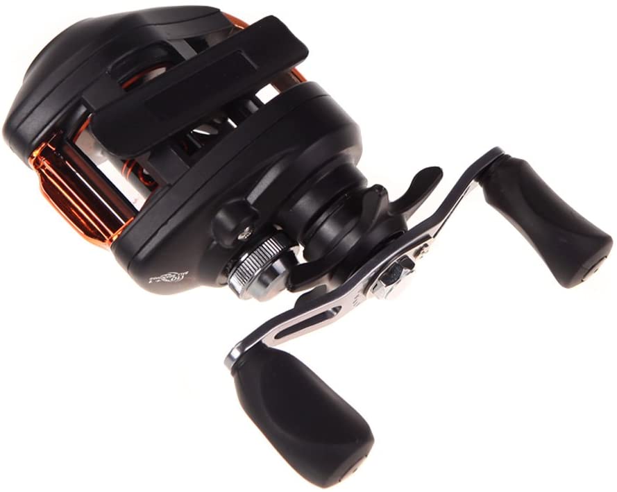 AF103 10+1BB Ball Bearings Left Hand Baitcasting Fishing Reel High Speed - e4cents