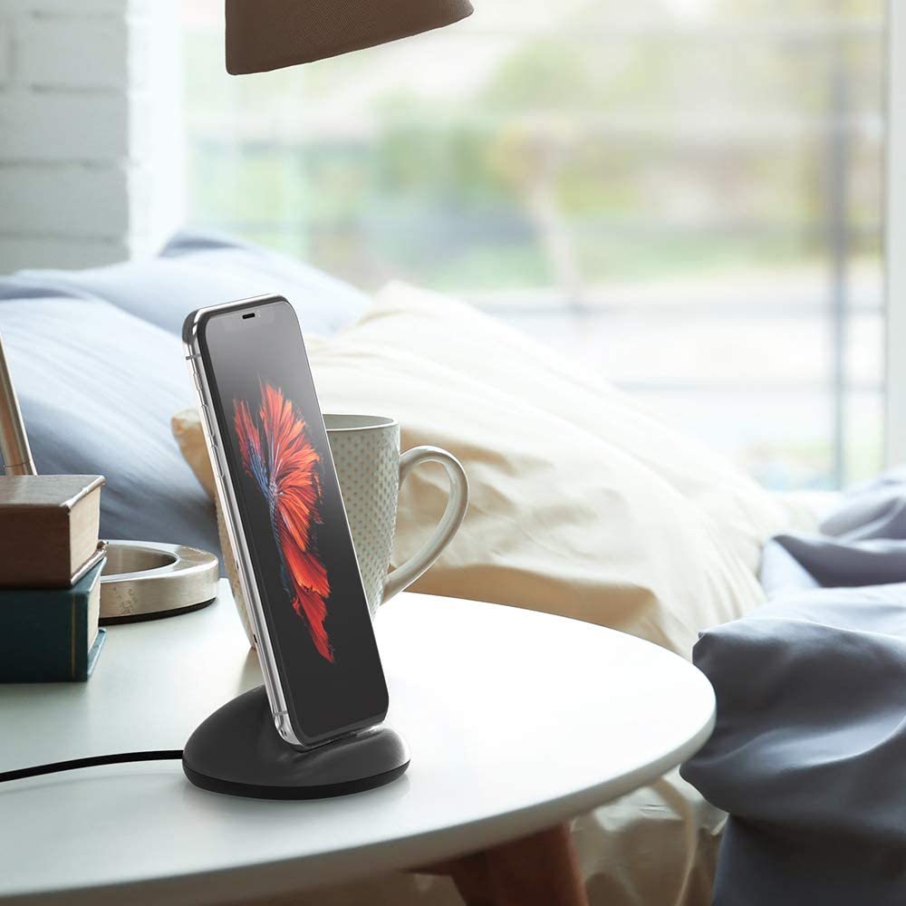 Sinjimoru Phone Docking Station for iPhone. Convenient and Sturdy Silicone iPhone Charging Dock with Cable for iPhone - e4cents