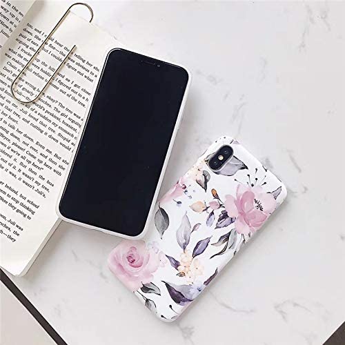 iPhone XR Case for Girls Women Cute Silicone Phone Case with glass screen.