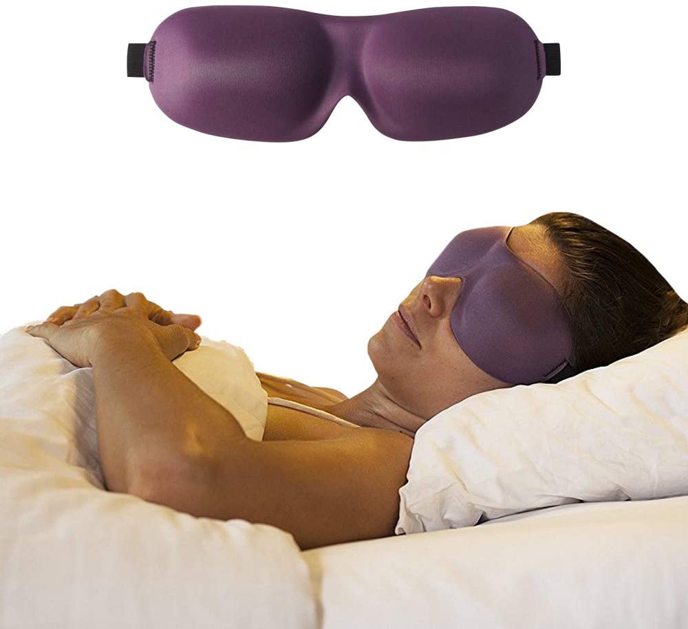 FREE - Stylish Contoured Sleep Mask,  Comfortable & Super Soft Eye Mask for Sleeping. - e4cents