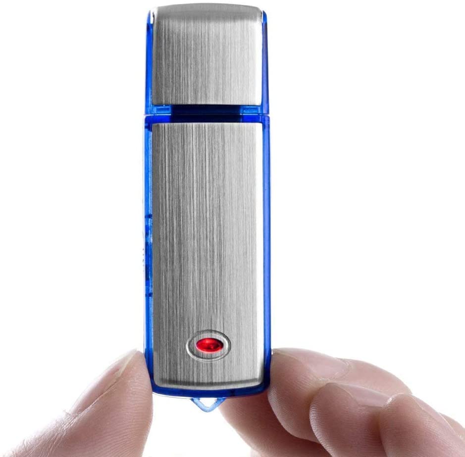 Digital Voice Recorder Mini Voice Recorder with 8GB USB Flash Drive - BLUE - e4cents