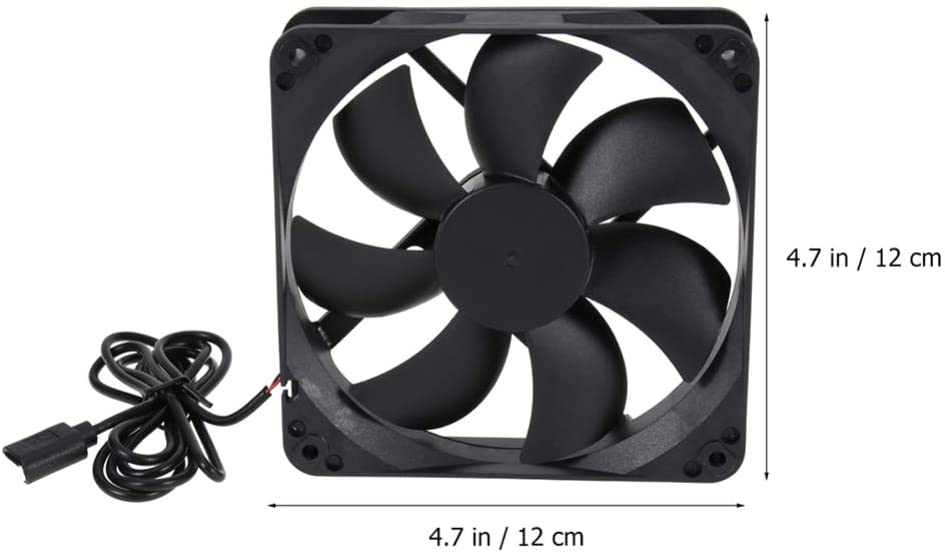 120mm Computer Case Fans, USB CPU Cooling Fan.  (NC)