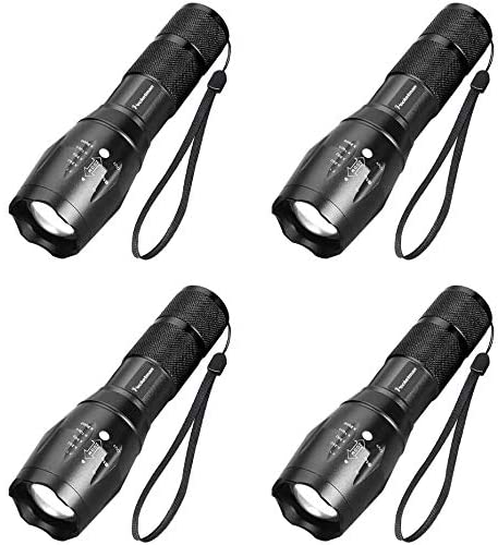 LED Tactical Flashlight, Super Bright 2000 Lumen LED Flashlights Portable Outdoor Water Resistant Torch.